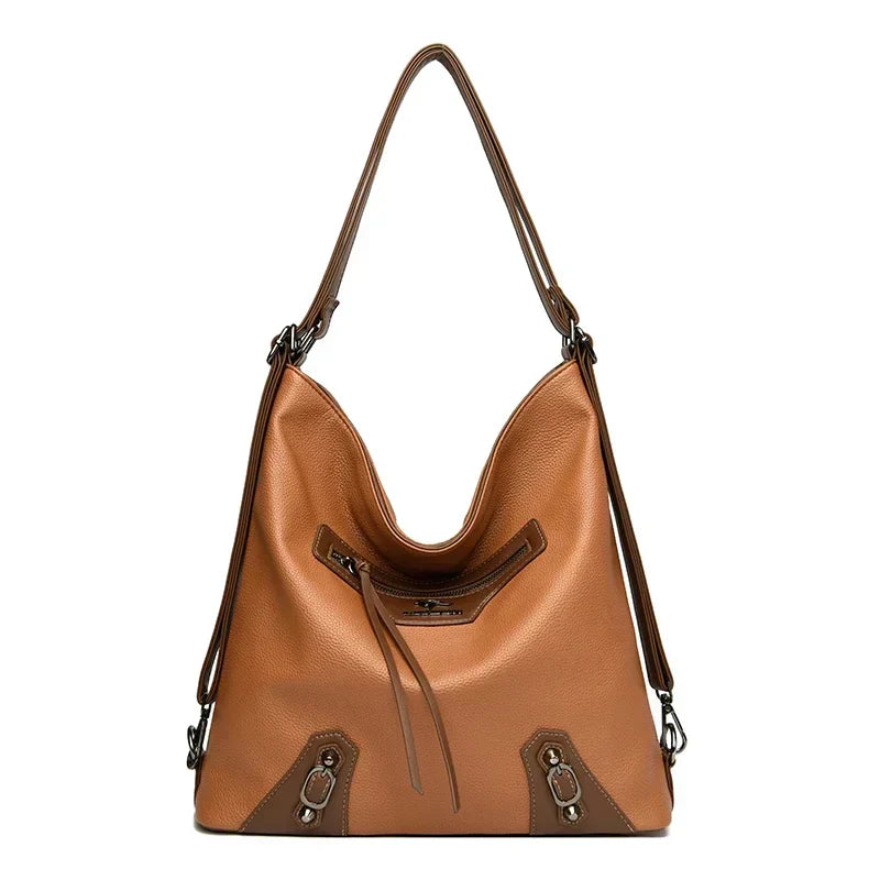 Mille | Elegant multi-compartment leather bag-Elly Rose