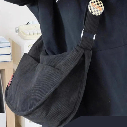 Corduroy shoulder bag - Kaylani-Elly Rose