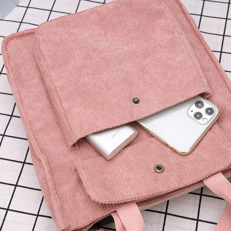 Corduroy shoulder bag by Fiora Design-Elly Rose