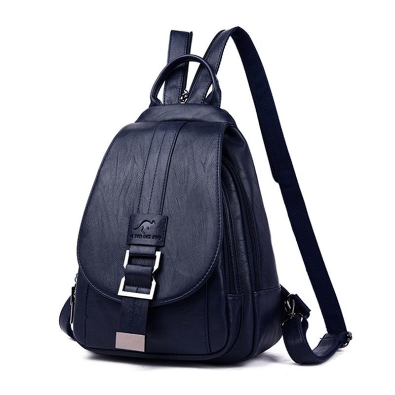 Sydney - Women's leather backpack-Elly Rose