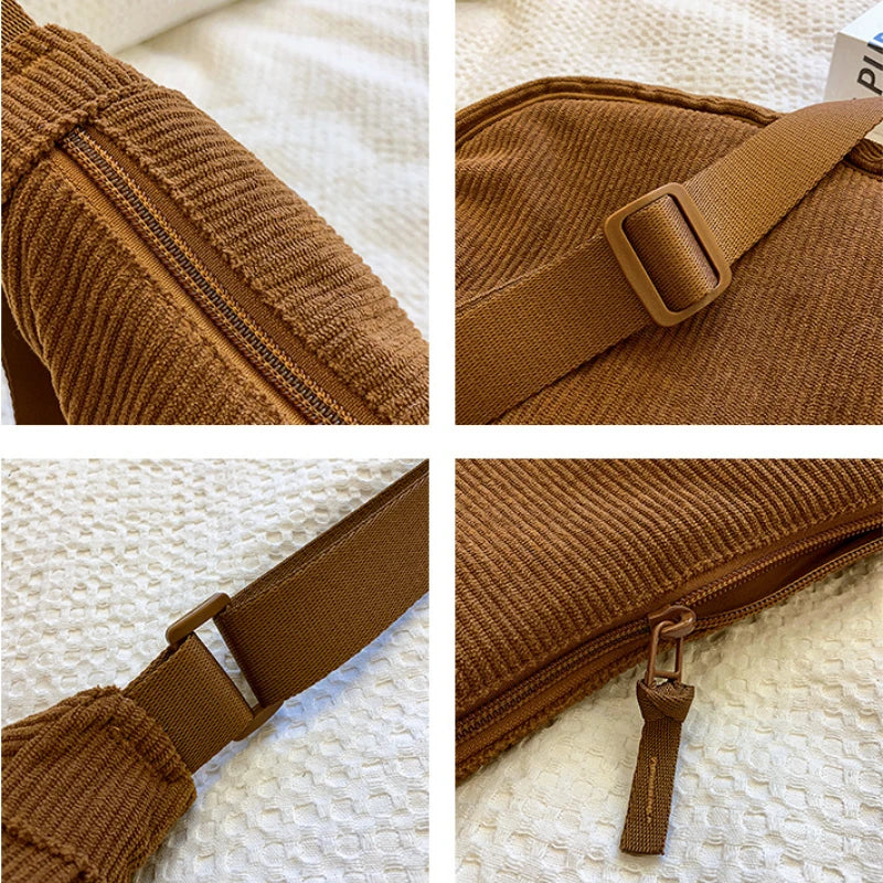 Corduroy shoulder bag - Gracie-Elly Rose