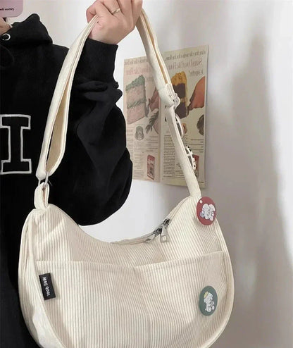 Corduroy shoulder bag - Kaylani-Elly Rose