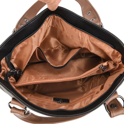 ChicElegance luxury leather shoulder bag-Elly Rose