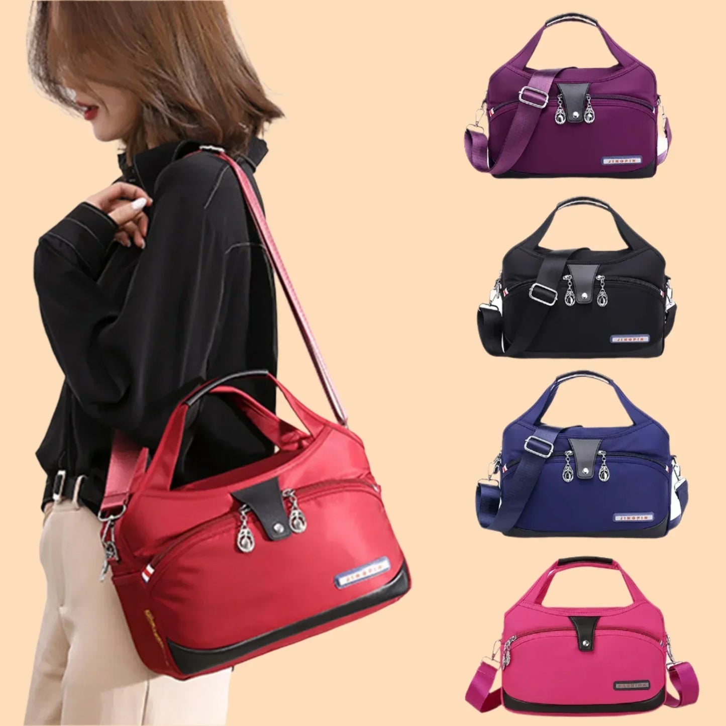 Skyla - Trendy, elegant handbag with anti-theft protection-Elly Rose