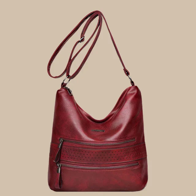 Veda - High-quality shoulder bags in vegan leather-Elly Rose