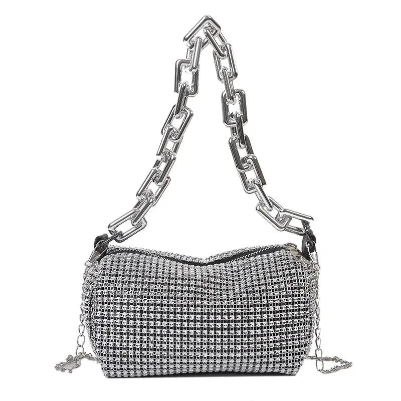 GlamourBliss Strass Glitter Bucket Bag-Elly Rose