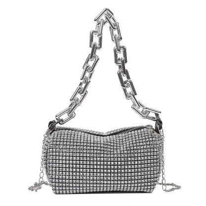 GlamourBliss Strass Glitter Bucket Bag-Elly Rose