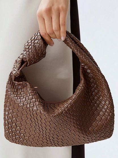 Sarah | Women's braided shoulder bag | Designer bag-Elly Rose