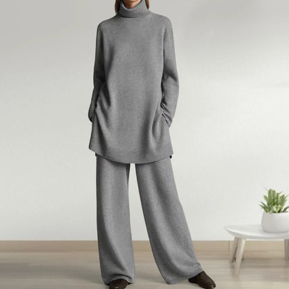 Joy© | Pull à col roulé et ensemble de pantalons