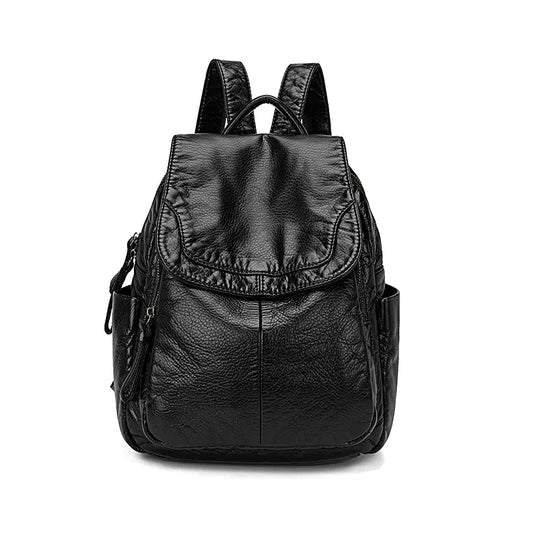 Lily | Washed leather backpack-Elly Rose