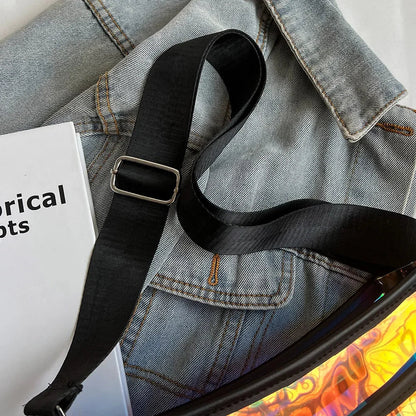 TrendZ Illusory Colour Laser Clutch-Elly Rose