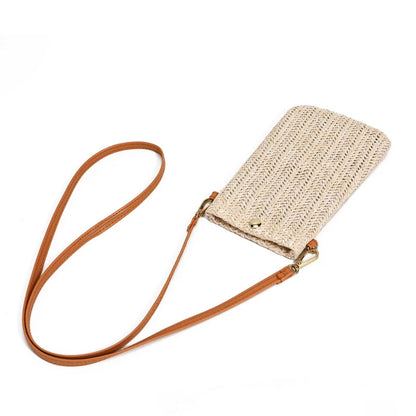 Solis Fashion Summer Straw Woven Clutch-Elly Rose