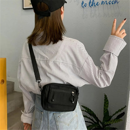 Vivella canvas messenger bag for women-Elly Rose