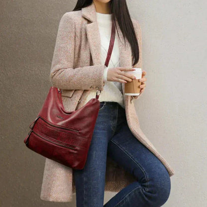 Veda - High-quality shoulder bags in vegan leather-Elly Rose