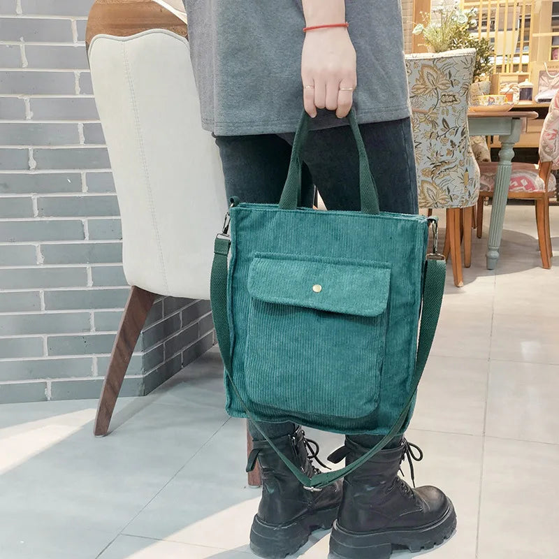 Corduroy shoulder bag by Fiora Design-Elly Rose