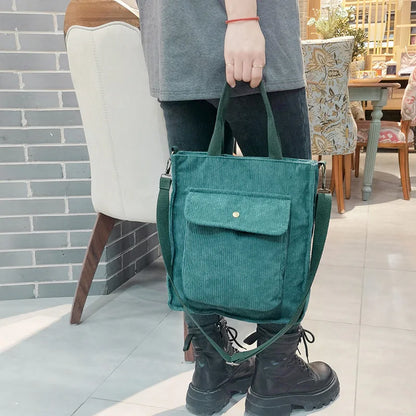 Corduroy shoulder bag by Fiora Design-Elly Rose