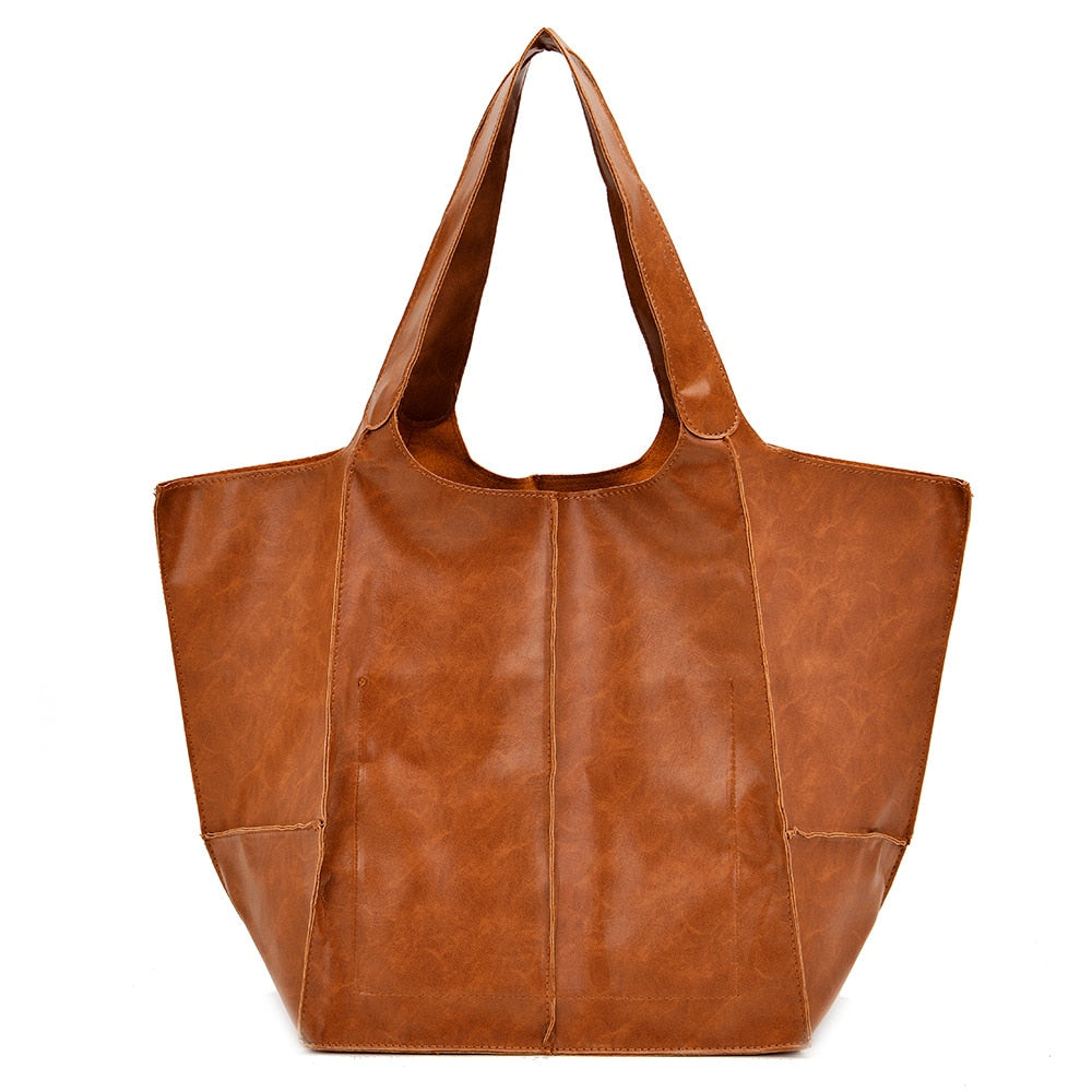 Liva Bag | Spacious leather handbag-Elly Rose