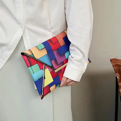 Lumière rainbow pouch-Elly Rose