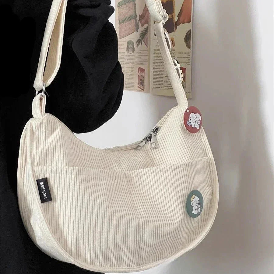 Corduroy shoulder bag - Kaylani-Elly Rose