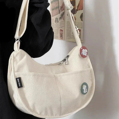 Corduroy shoulder bag - Kaylani-Elly Rose