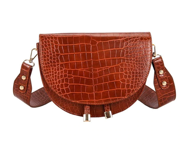 Chelsey Crossbody Bag | A cool bag with crocodile print-Elly Rose