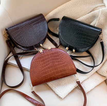 Chelsey Crossbody Bag | A cool bag with crocodile print-Elly Rose