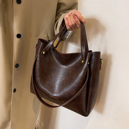 Daria | Elegant leather bag with two handles-Elly Rose