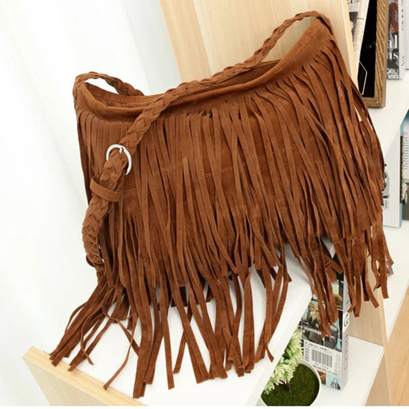 Avelon fringed shoulder bag-Elly Rose