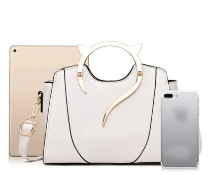 EclatBelle Cute Cat Handbag-Elly Rose