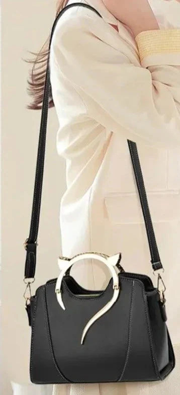 EclatBelle Cute Cat Handbag-Elly Rose