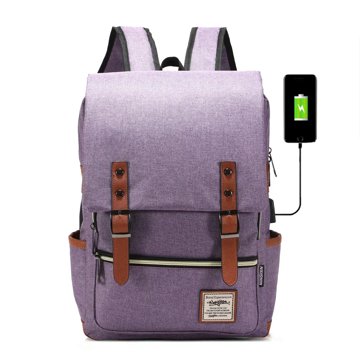 Allen | Vintage Casual School Travel Laptop Backpack-Elly Rose