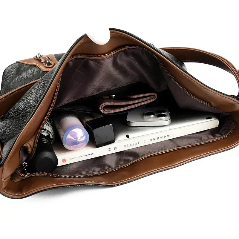 Mille | Elegant multi-compartment leather bag-Elly Rose