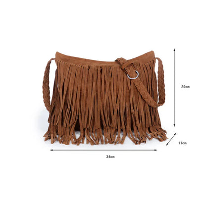 Avelon fringed shoulder bag-Elly Rose