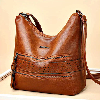 Veda - High-quality shoulder bags in vegan leather-Elly Rose