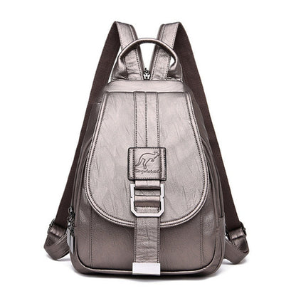 Women's leather backpack - Ada-Elly Rose