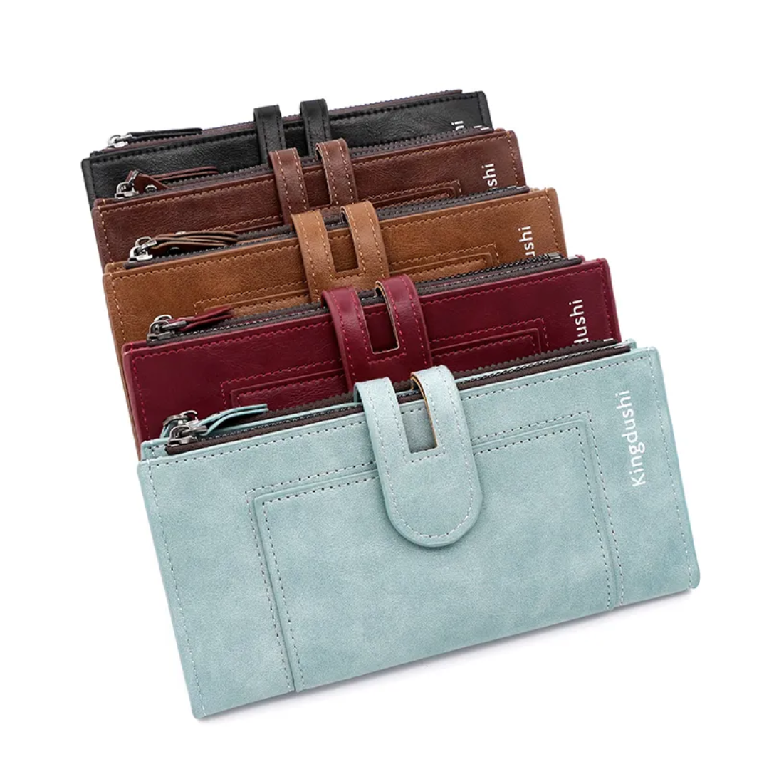 Long leather wallet | Practical and elegant-Elly Rose