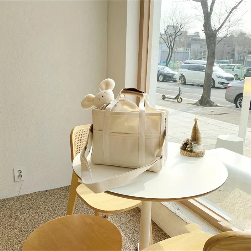 Multifunctional canvas tote bag-Elly Rose