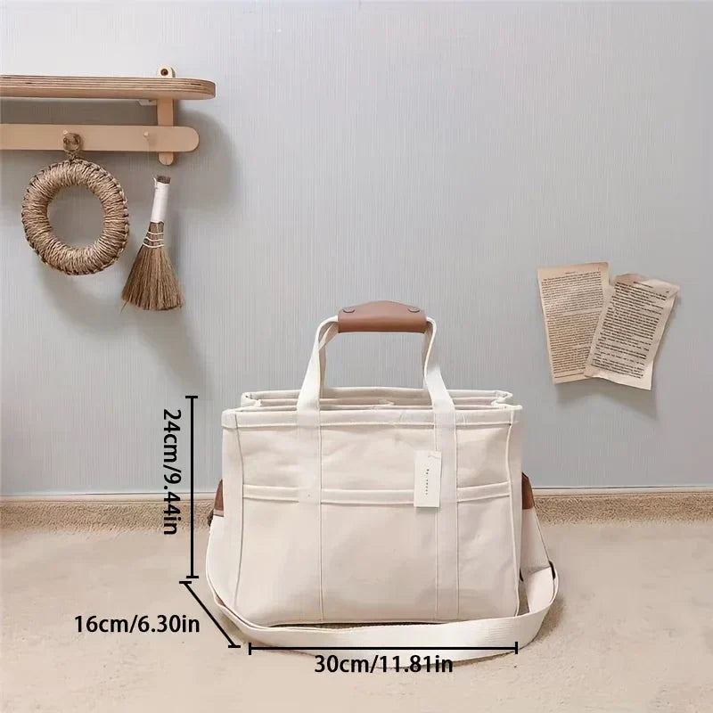Multifunctional canvas tote bag-Elly Rose