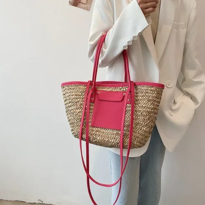 Large handmade beach bag - Magnolia-Elly Rose