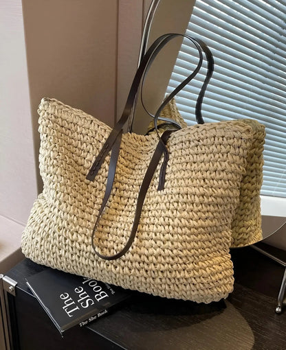 Elegant woven tote bag - Laura-Elly Rose