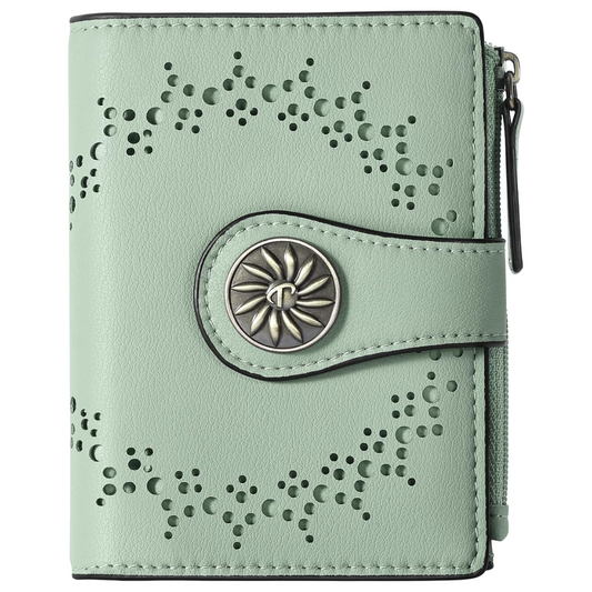 Women's RFID wallet with zip pocket - Claire-Elly Rose