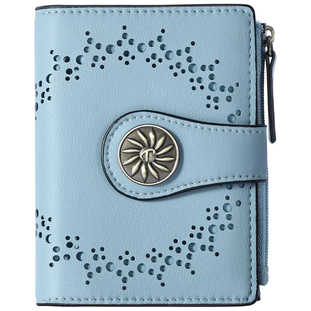 Women's RFID wallet with zip pocket - Claire-Elly Rose