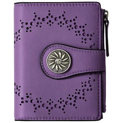 Women's RFID wallet with zip pocket - Claire-Elly Rose