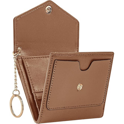 Compact trifold wallet for women with RFID blocking - Nova-Elly Rose