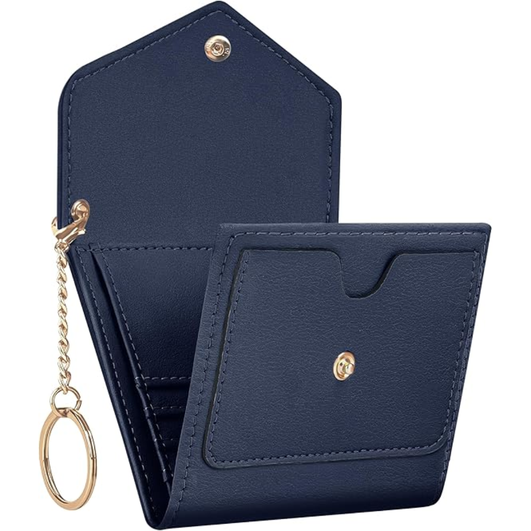 Compact trifold wallet for women with RFID blocking - Nova-Elly Rose