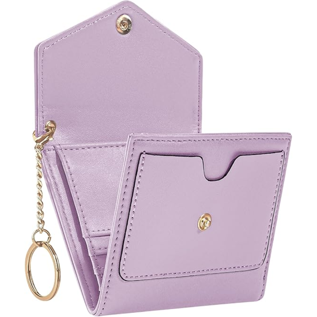 Compact trifold wallet for women with RFID blocking - Nova-Elly Rose