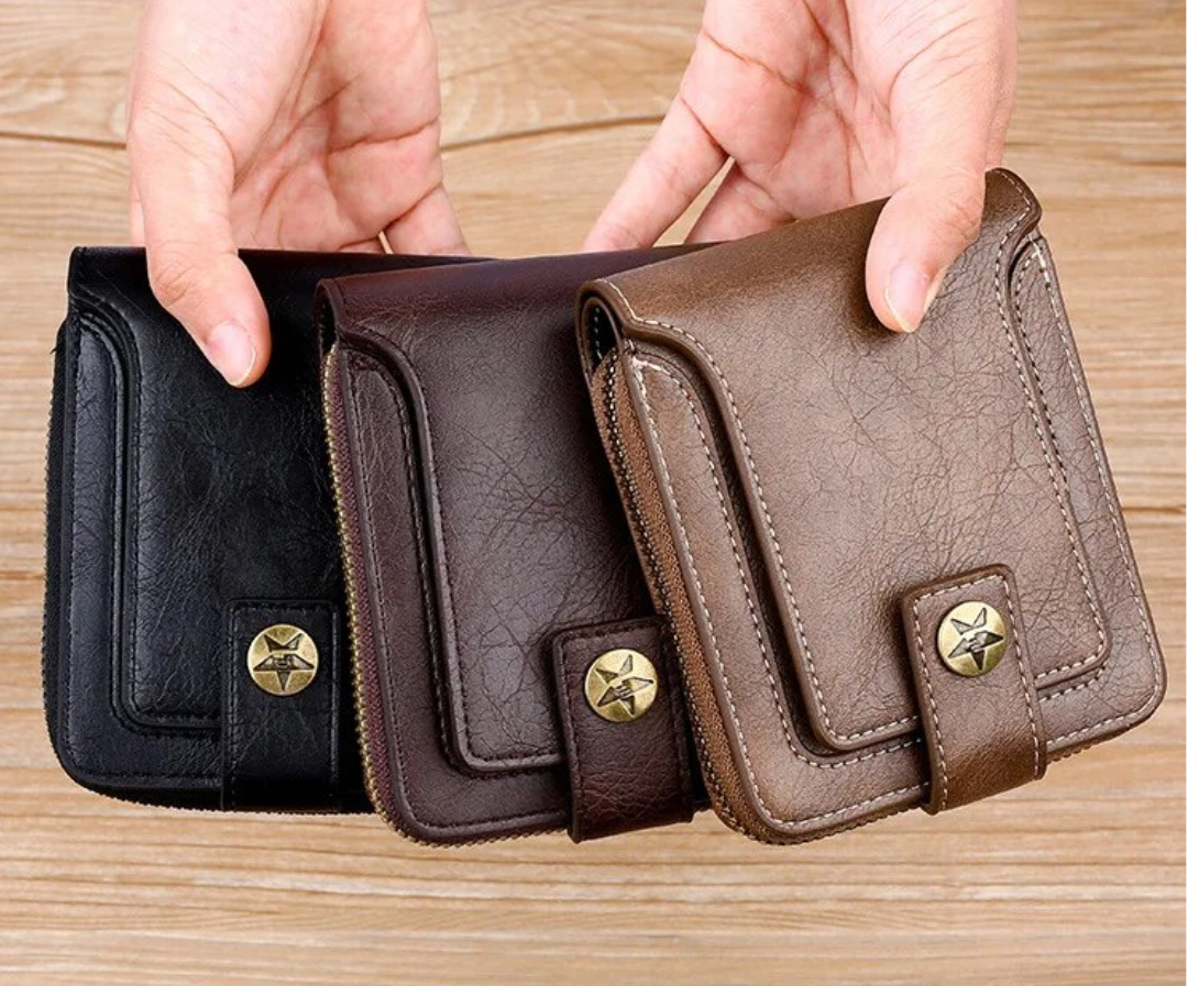 Vintage leather wallet | Classic and elegant-Elly Rose