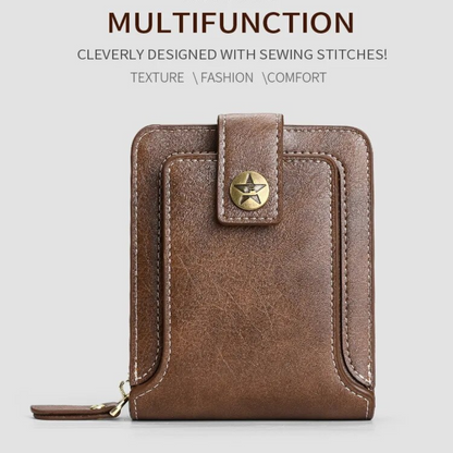 Vintage leather wallet | Classic and elegant-Elly Rose