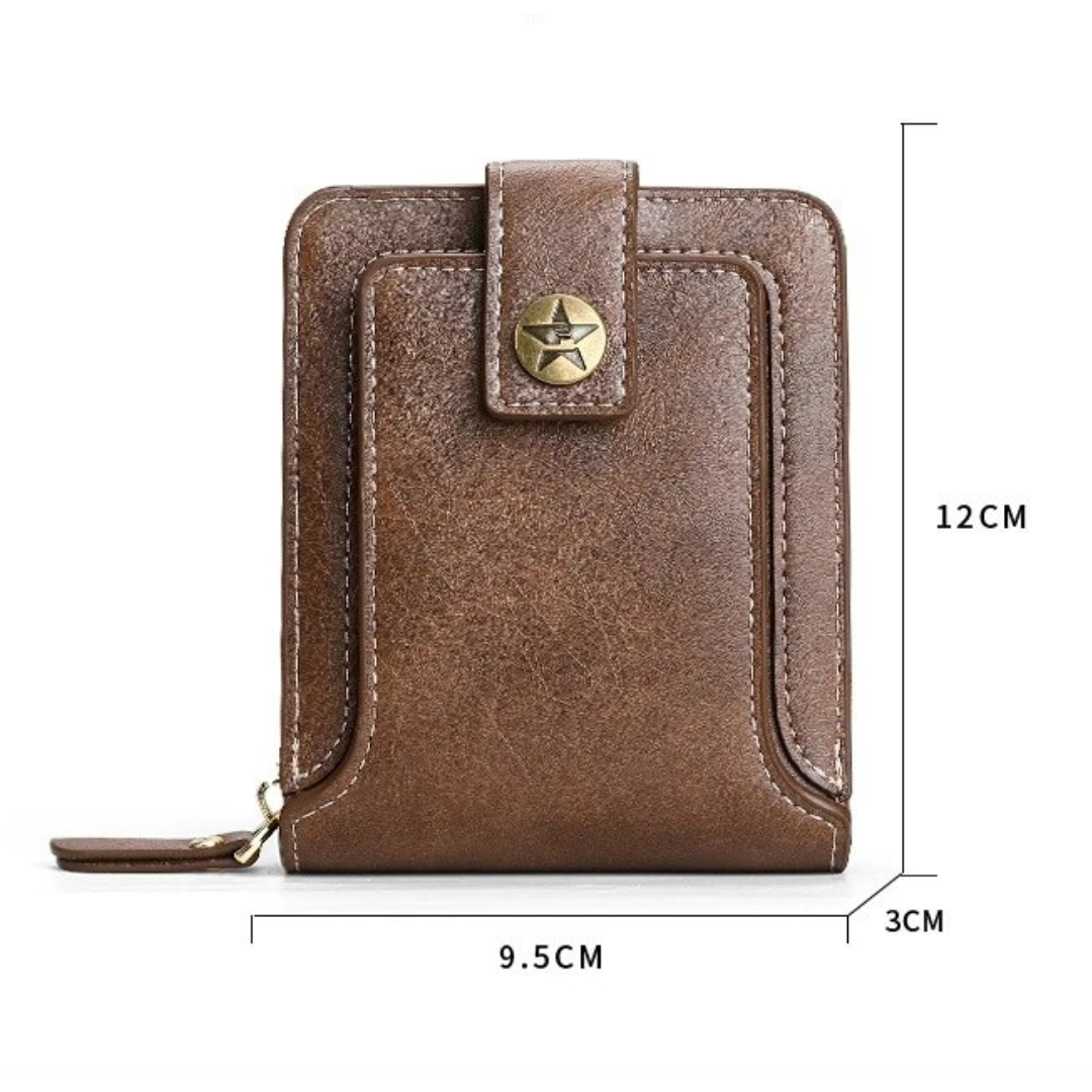 Vintage leather wallet | Classic and elegant-Elly Rose