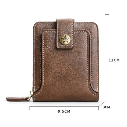 Vintage leather wallet | Classic and elegant-Elly Rose